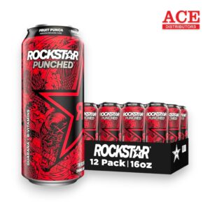 ROCKSTAR ENERGY PUNCHED FRUIT PUNCH 16OZ 12CT