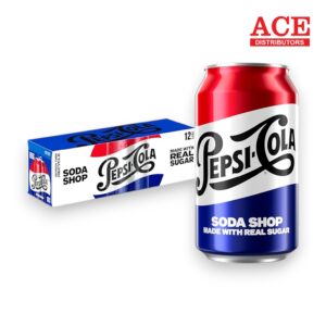 PEPSI W/ REAL SUGAR 12OZ CAN 12CT