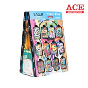 EAGLE TORCH LIGHTER TORCHPOD ASSORTED (PT191CE) 24CT