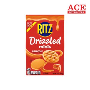 PEG RITZ DRIZZLED MINIS CARAMEL 4OZ