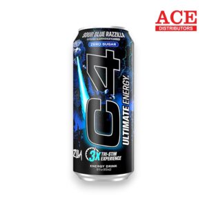 C4 ULTIMATE ENERGY SOUR BLUE RAZILLA 16OZ 12CT