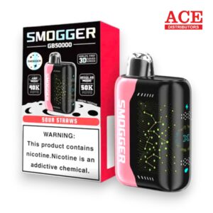 SMOGGER GB50000 PUFFS DISPOSABLE 5CT -SOUR STRAWS