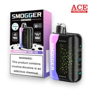 SMOGGER GB50000 PUFFS DISPOSABLE 5CT -STRAWBERRY KIWI ICE