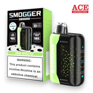 SMOGGER GB50000 PUFFS DISPOSABLE 5CT -SOUR APPLE ICE