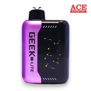 GEEK X LITE 50000 PUFFS DISPOSABLE 5CT -RASPBERRY PEACH LIME