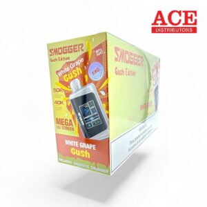 SMOGGER SMG50000 PUFFS DISPOSABLE 5CT -WHITE GRAPE GUSH