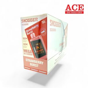 SMOGGER SMG50000 PUFFS DISPOSABLE 5CT -STRAWBERRY BURST