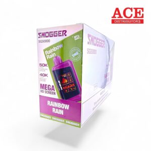 SMOGGER SMG50000 PUFFS DISPOSABLE 5CT -RAINBOW RAIN