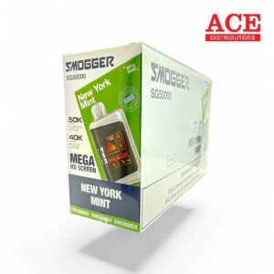SMOGGER SMG50000 PUFFS DISPOSABLE 5CT -NEW YORK MINT