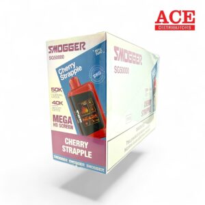 SMOGGER SMG50000 PUFFS DISPOSABLE 5CT -CHERRY STRAPPLE
