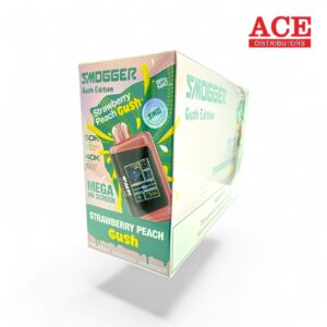SMOGGER SMG50000 PUFFS DISPOSABLE 5CT -STRAWBERRY PEACH GUSH