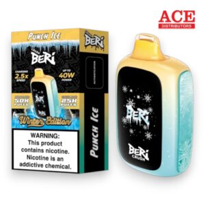 BERI CRUSH 50000PUFF DISPOSABLE 5CT BOX - PUNCH ICE