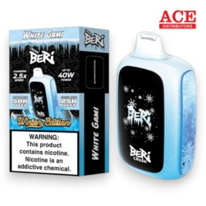 BERI CRUSH 50000PUFF DISPOSABLE 5CT BOX - WHITE GAMI