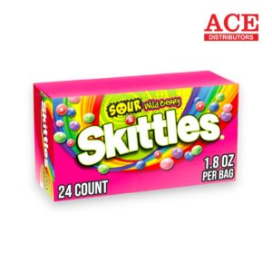 SKITTLES SOUR WILD BERRY REGULAR 1.80OZ 24CT