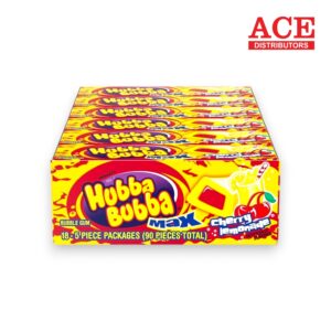 HUBBA BUBBA GUM MAX CHERRY LEMONADE 18CT