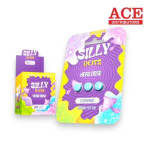 SILLY DOTS HERO DOSE NATURAL 1800MG PER TABLET 3PK/10CT