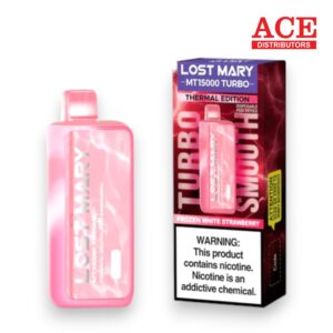 LOST MARY-ELF BAR DISPOSABLE MT-15000 PUFF  5CT-FROZEN WHITE STRAWBERRY