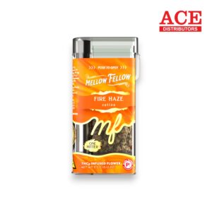 MELLOW FELLOW ONE HITTER 3.5GM THCP FLOWER CONTAINERS 6CT BOX - FIRE HAZE