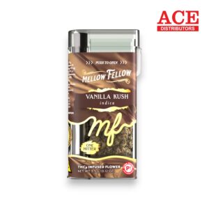 MELLOW FELLOW ONE HITTER 3.5GM THCP FLOWER CONTAINERS 6CT BOX - VANILLA KUSH