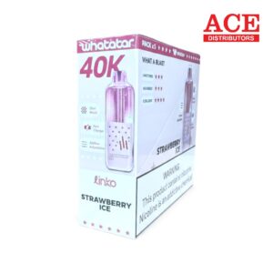 WHATABAR 40K PUFF DISPOSABLE 5CT - STRAWBERRY ICE