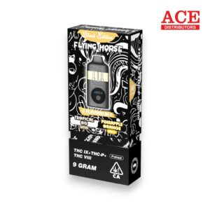 FLYING HORSE BLACK EDITION 9GM THC-P DISPOSABLE 5CT -TROPICAL OG/PINEAPPLE ORANGE