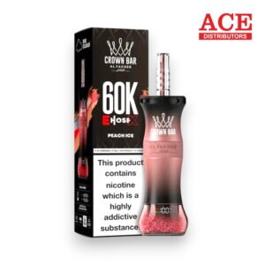 AL FAKHER HOOKAH 60000 PUFF DISPOSABLE 1CT EACH -PEACH ICE