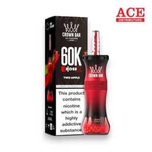 AL FAKHER HOOKAH 60000 PUFF DISPOSABLE 1CT EACH -TWO APPLE