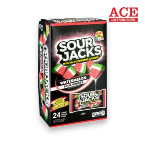 SOUR JACKS WATERMELON SOUR WEDGES 24CT