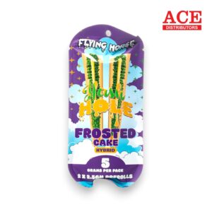 FLYING HORSE HASH HOLE 2.5GM PREROLL 2PK/5CT -FROSTED CAKE HYBRID