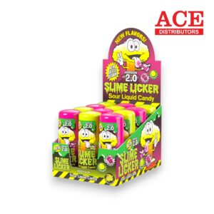 TOXIC WASTE SLIME LICKER 2.0 GREEN APPLE & BLACK CHERRY 12CT
