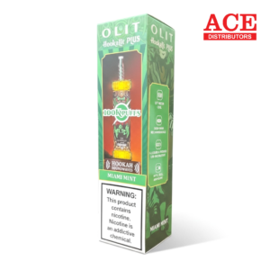 OLIT PLUS HOOKAH 100K PUFF DISPOSABLE 1CT EACH -MIAMI MINT