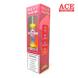 OLIT PLUS HOOKAH 100K PUFF DISPOSABLE 1CT EACH -TROPICAL STRAWBERRY