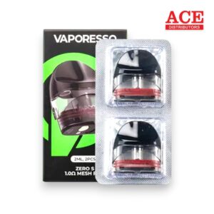 VAPORESSO ZERO 1.0OHM MESH POD 2ML 2PK EACH