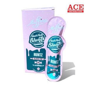 MUFFINS HASH HOLE BLUNTS 2GM PREROLL 20CT -RUNTZ HYBRID
