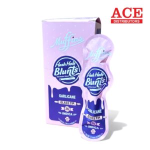MUFFINS HASH HOLE BLUNTS 2GM PREROLL 20CT -GARLICANE INDICA