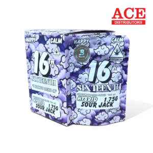 SIXTEENTH 1.75GM THC-P EXOTIC INDOOR FLOWER 12CT - SOUR JACK HYBRID