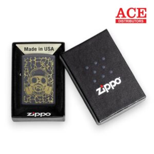 ZIPPO $21.95 EACH SKULL GAS MASK DESIGN