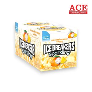 ICE BREAKER 8CT TINS PINEAPPLE MANGO SELTZER