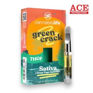 CANNABIS LIFE 1ML CART THCP GREEN CRACK SATIVA 10CT