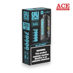 CALI BLACK SERIES UL20000 DISPOSABLE 6CT -BLUE MINT