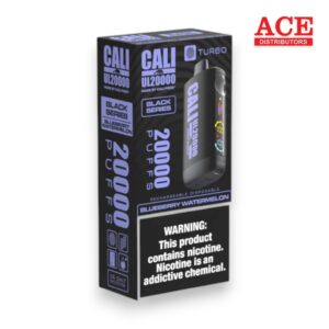 CALI BLACK SERIES UL20000 DISPOSABLE 6CT -BLUEBERRY WATERMELON