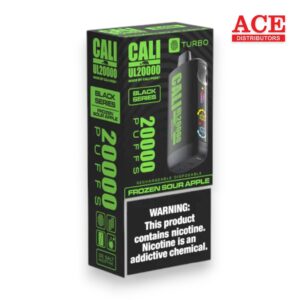 CALI BLACK SERIES UL20000 DISPOSABLE 6CT -FROZEN SOUR APPLE