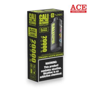 CALI BLACK SERIES UL20000 DISPOSABLE 6CT -FROZEN WHITE GRAPE