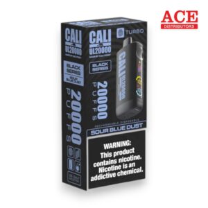 CALI BLACK SERIES UL20000 DISPOSABLE 6CT -SOUR BLUE DUST
