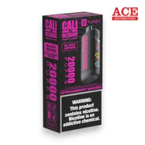 CALI BLACK SERIES UL20000 DISPOSABLE 6CT -STRAWBERRY MANGO