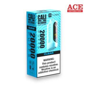 CALI UL20000 PUFF DISPOSABLE 5% 6CT -CLEAR