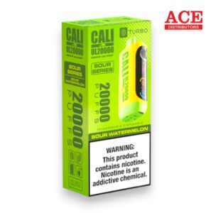 CALI SOUR SERIES UL20000 PUFF DISPOSABLE 5% 6CT -SOUR WATERMELON