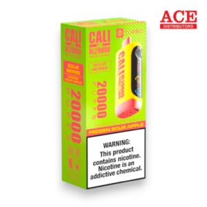 CALI SOUR SERIES UL20000 PUFF DISPOSABLE 5% 6CT -FROZEN SOUR APPLE