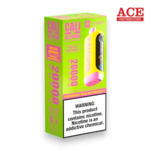 CALI SOUR SERIES UL20000 PUFF DISPOSABLE 5% 6CT -FROZEN SOUR PEACH