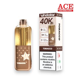 WHATABAR 40K PUFF DISPOSABLE 5CT - TOBACCO